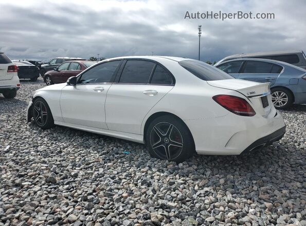55SWF8DB5LU323323 2020 MERCEDES-BENZ C Белый Задняя левая четверть