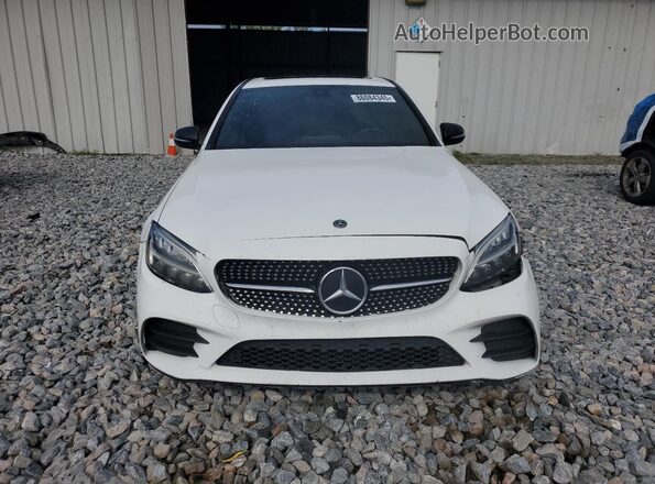 55SWF8DB5LU323323 2020 MERCEDES-BENZ C Белый Вид спереди