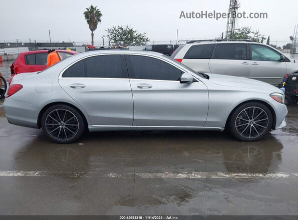 55SWF8DB5LU328800 2020 MERCEDES-BENZ C-CLASS Silver Սալոնի հետևի տեսք
