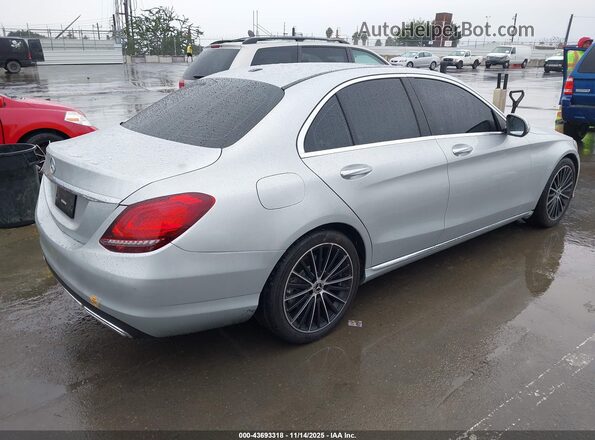 55SWF8DB5LU328800 2020 MERCEDES-BENZ C-CLASS Silver Հետևի աջ