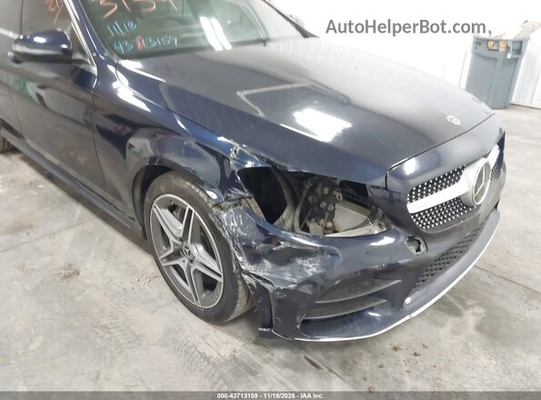 55SWF8EB1LU328579 2020 MERCEDES-BENZ C-CLASS Blue Вид спереду