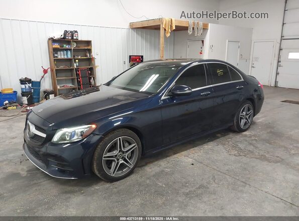 55SWF8EB1LU328579 2020 MERCEDES-BENZ C-CLASS Blue Передня ліва чверть