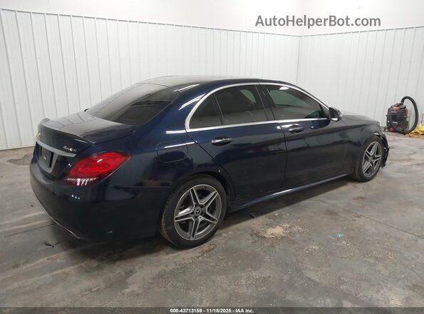 55SWF8EB1LU328579 2020 MERCEDES-BENZ C-CLASS Blue Задня права чверть