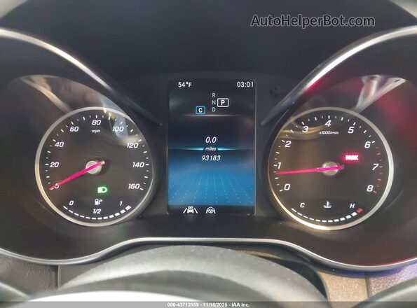55SWF8EB1LU328579 2020 MERCEDES-BENZ C-CLASS Blue Вид задніх сидінь