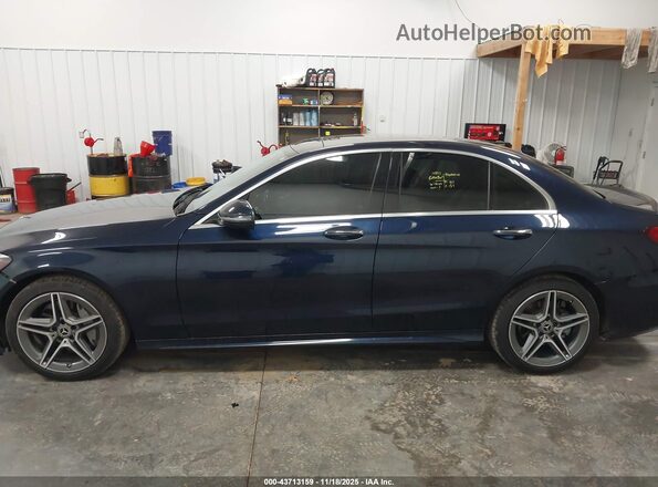 55SWF8EB1LU328579 2020 MERCEDES-BENZ C-CLASS Blue Панорамний вид салону 360°