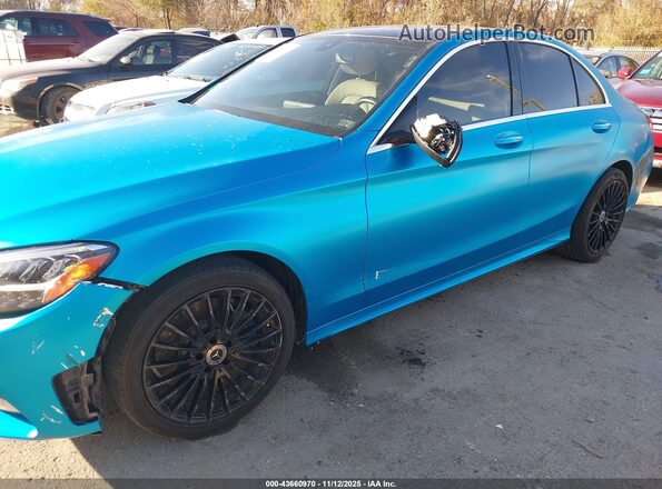 55SWF8EB2LU331085 2020 MERCEDES-BENZ C-CLASS Blue 