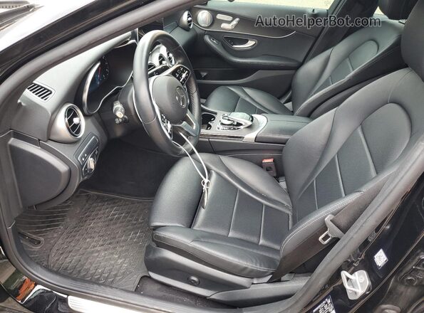 55SWF8EB4LU332920 2020 MERCEDES-BENZ C Black Vista interior delantera