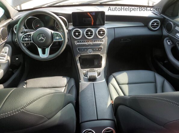 55SWF8EB4LU334795 2020 MERCEDES-BENZ C Black Vista del salpicadero