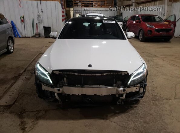 55SWF8EB6LU330229 2020 MERCEDES-BENZ C White Դիմացի տեսք