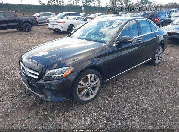 55SWF8EB9LU325199 2020 MERCEDES-BENZ C-CLASS Black Przód lewy