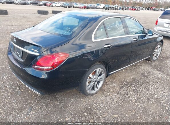 55SWF8EB9LU325199 2020 MERCEDES-BENZ C-CLASS Black Tył prawy
