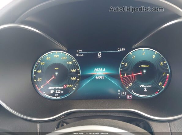 55SWF8HB2KU313924 2019 MERCEDES-BENZ AMG C 63 Черный 