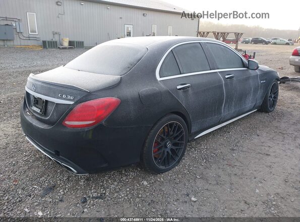 55SWF8HB5GU110811 2016 MERCEDES-BENZ AMG C 63 Black Trasero derecho