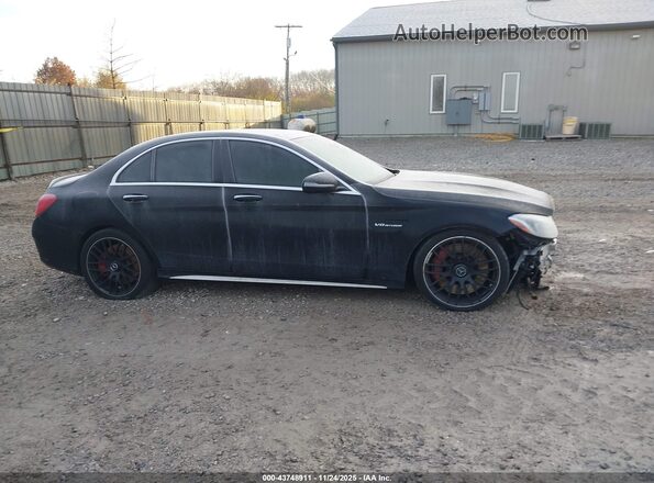 55SWF8HB5GU110811 2016 MERCEDES-BENZ AMG C 63 Black Vista interior de 360 grados