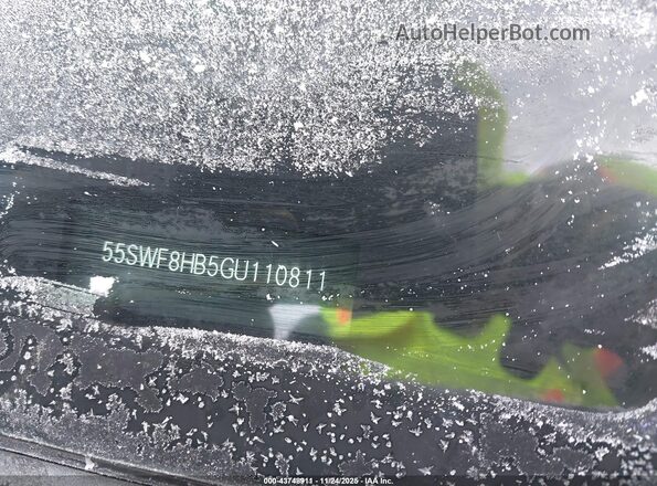 55SWF8HB5GU110811 2016 MERCEDES-BENZ AMG C 63 Black Vista del compartimento del motor