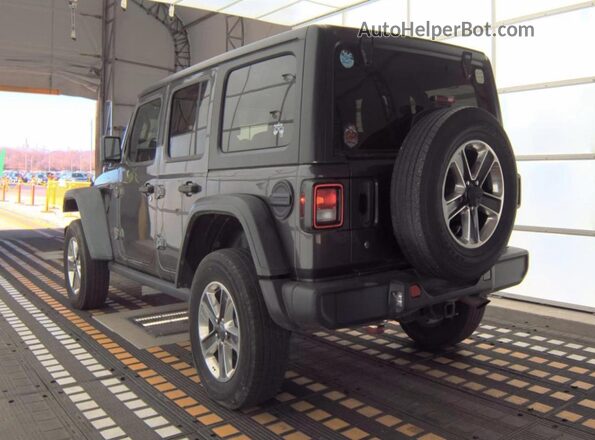 1C4HJXFN9LW151755 2020 JEEP WRANGLER Серый Задняя правая четверть