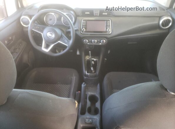 3N1CN8BV2LL814652 2020 NISSAN VERSA Белый Вид щитка приборов