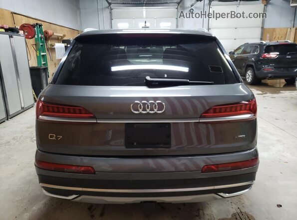 WA1AXAF78MD015624 2021 AUDI Q7 Серый Вид салона спереди