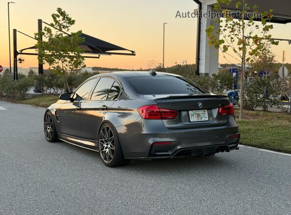 WBS8M9C59H5G84818 2017 BMW M3 Gray 