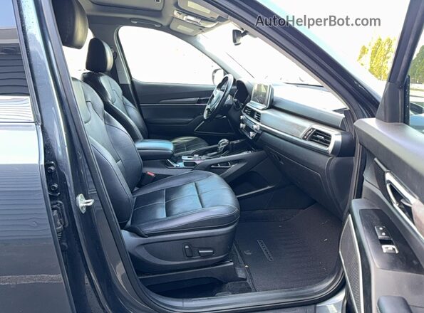 5XYP3DHC3MG133234 2021 KIA TELLURIDE Gray Вид ззаду