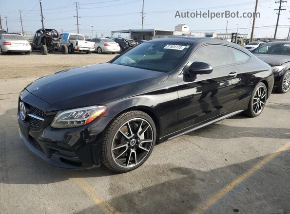 WDDWJ8DB8LF933234 2020 MERCEDES-BENZ C Black Trasero izquierdo