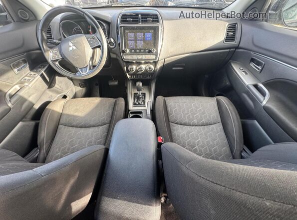 JA4APVAU1MU011340 2021 MITSUBISHI OUTLANDER Black უკანა სავარძლების ხედი