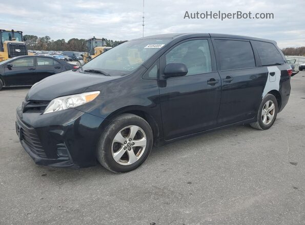 5TDZZ3DC0LS085863 2020 TOYOTA SIENNA Black უკანა მარცხენა