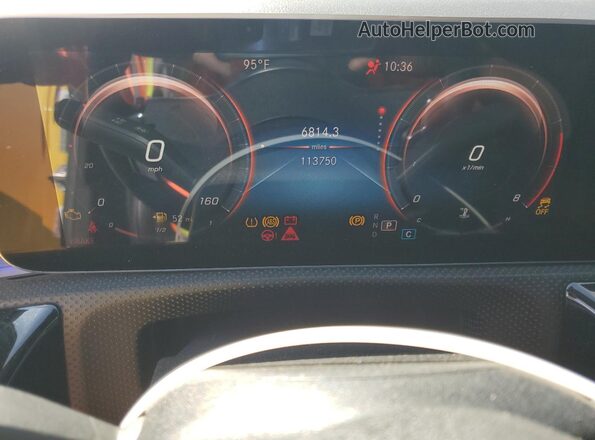 WDD5J4GB7LN068794 2020 MERCEDES-BENZ CLA-CLASS Желтый Вид задних сидений