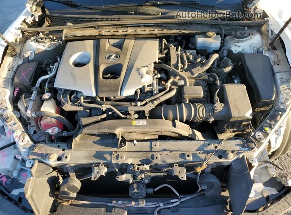 58AB21B12KU001052 2019 LEXUS ES White Vista interior trasera