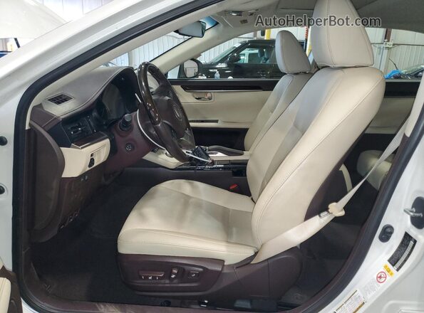 58ABK1GGXGU019481 2016 LEXUS ES White Սալոնի դիմացի տեսք
