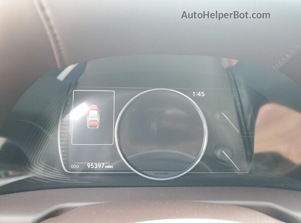 58ABZ1B10KU030156 2019 LEXUS ES Синий Вид щитка приборов