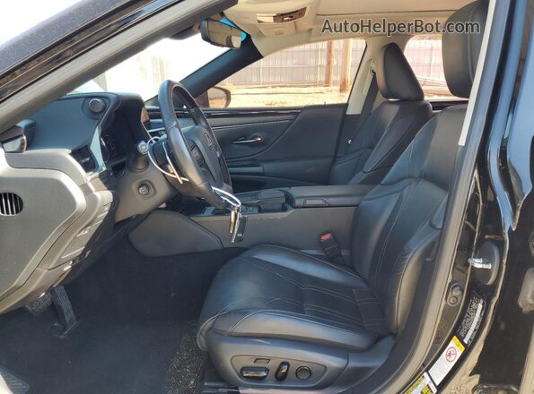 58ABZ1B11KU010479 2019 LEXUS ES Черный Вид салона спереди