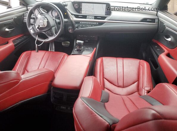 58ABZ1B11KU044017 2019 LEXUS ES Белый Вид панели приборов