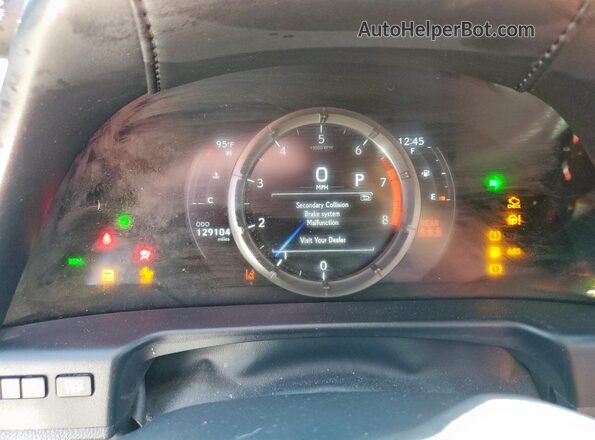 58ABZ1B15KU018827 2019 LEXUS ES Black Սարքավորումների վահանակի տեսք