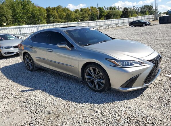 58ABZ1B17KU049318 2019 LEXUS ES Серый Передняя правая четверть