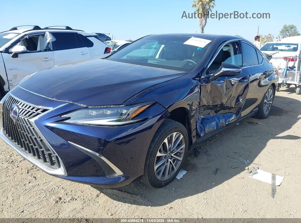 58ACA1C12NU026348 2022 LEXUS ES 300H Blue Առջևի ձախ երեք քառորդ տեսարան