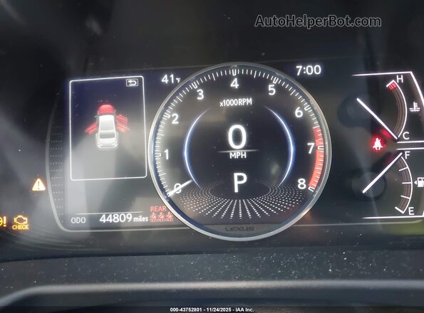 58AD11D10MU002907 2021 LEXUS ES 250 White Widok tylnych siedzeń