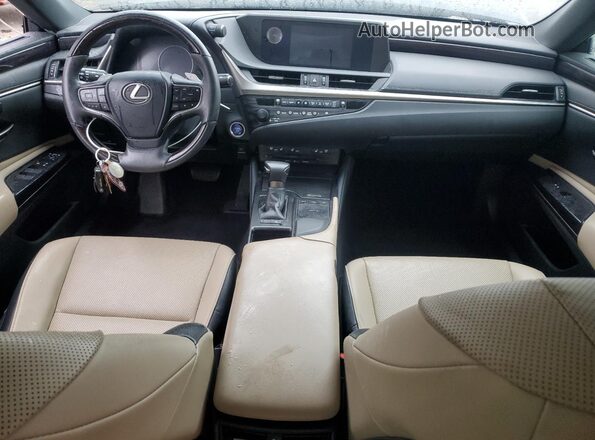 58AD21B15LU008636 2020 LEXUS ES Blue Dashboard view