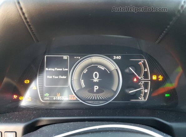 58ADA1C11MU008958 2021 LEXUS ES Black Instrument cluster view