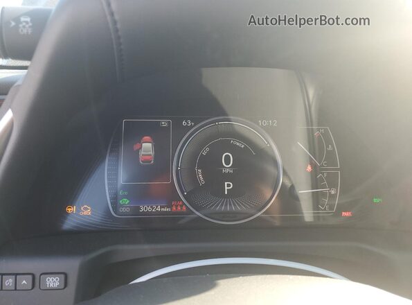 58ADA1C14MU013085 2021 LEXUS ES Black ხელსაწყოთა პანელის ხედი