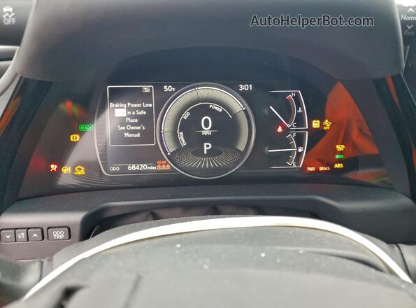 58ADA1C14NU014416 2022 LEXUS ES Silver Vista del cuadro de instrumentos
