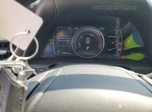 58ADA1C16MU005649 2021 LEXUS ES Gray Widok zestawu wskaźników