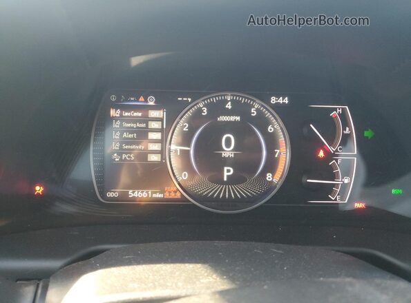58ADZ1B10LU062163 2020 LEXUS ES Черный Вид щитка приборов