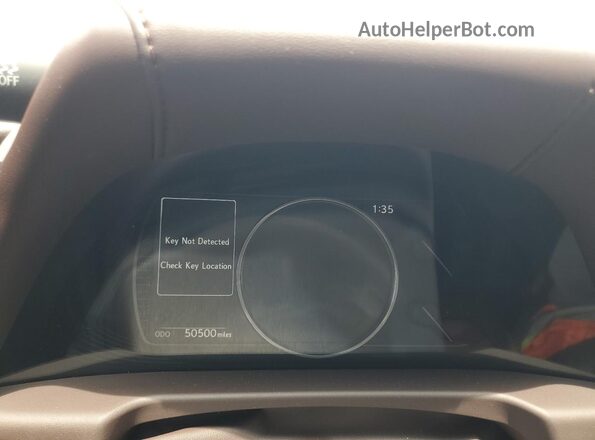 58ADZ1B11LU067100 2020 LEXUS ES Белый Вид щитка приборов