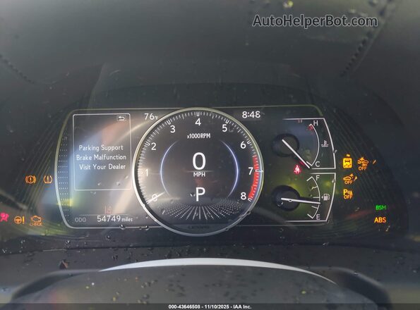 58ADZ1B12MU104835 2021 LEXUS ES 350 Dark Blue Вид задних сидений