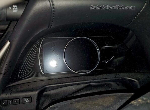 58ADZ1B14LU073229 2020 LEXUS ES Silver Instrument cluster view