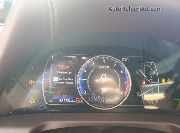 58ADZ1B14MU093773 2021 LEXUS ES Red 