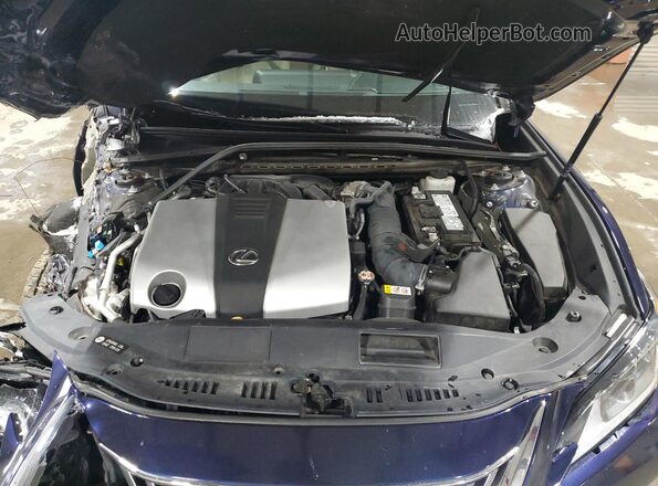 58ADZ1B14MU109860 2021 LEXUS ES Blue Widok wnętrza z tyłu