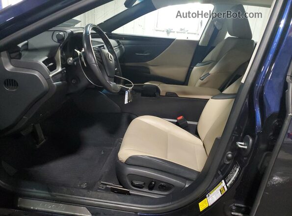 58ADZ1B14MU109860 2021 LEXUS ES Blue Widok wnętrza z przodu