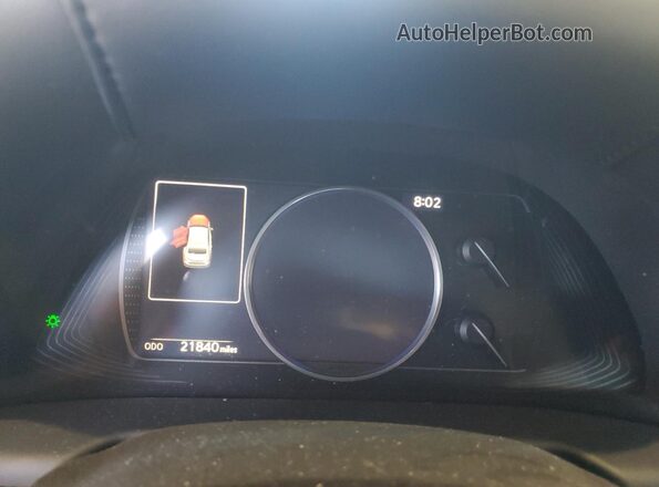 58ADZ1B15LU076169 2020 LEXUS ES Серебряный Вид щитка приборов